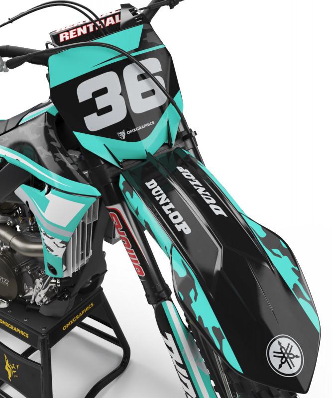 Yamaha Boost Teal Kit OMXGraphics