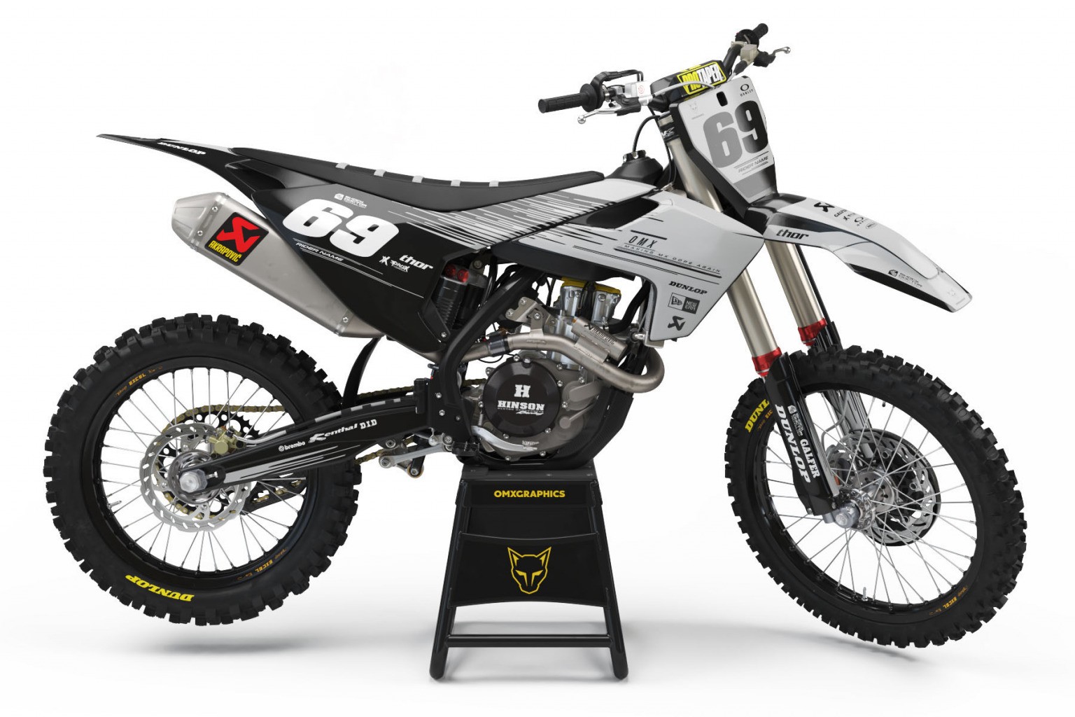 Husqvarna Mx Graphics Comet Grey Omxgraphics