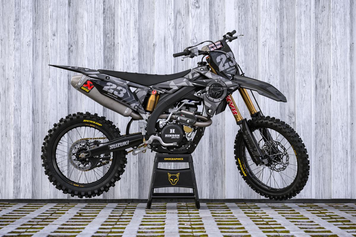 Graphics Kit For Suzuki ARMY Grey OMXGraphics