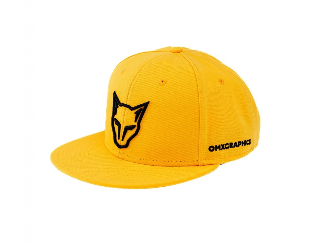 Omx Yellow Wolf Adjustable Snapback Omxgraphics