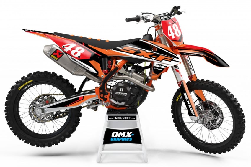 Graphics for KTM 'ATTACK WHITE' – OMXGraphics