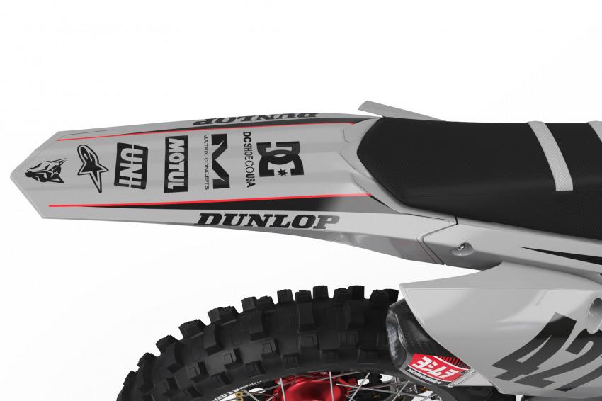 Custom Honda Motocross Graphics Tonus Grey