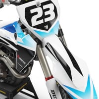 Custom Husqvarna Decals Choise Blue Front