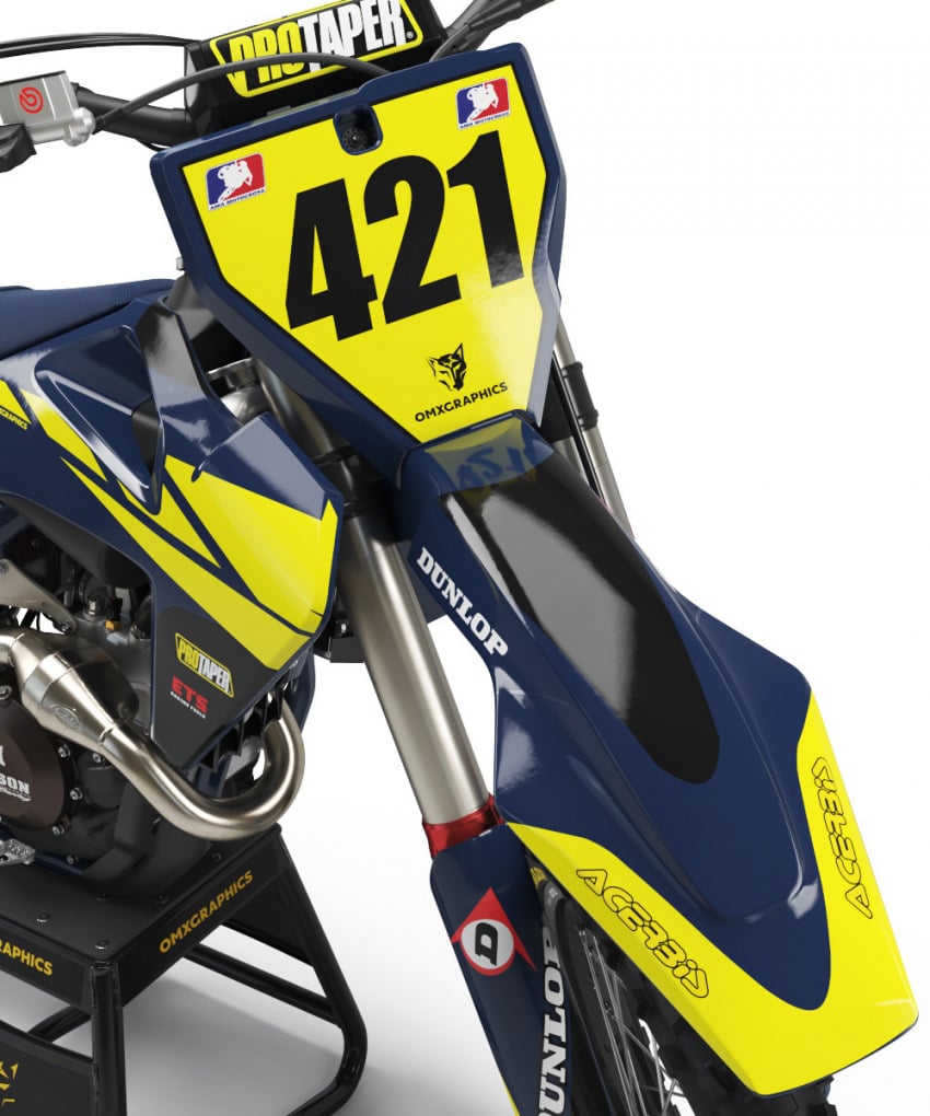 Custom Husqvarna Motocross Graphics Tonus Y Front