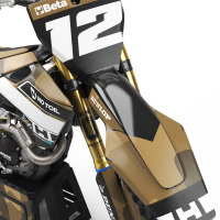 Custom husqvarna motocross graphics shades front