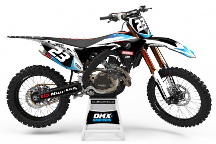 Honda Mx Graphics Kit 'COMET' Teal – OMXGraphics - 21 MIL Thick!