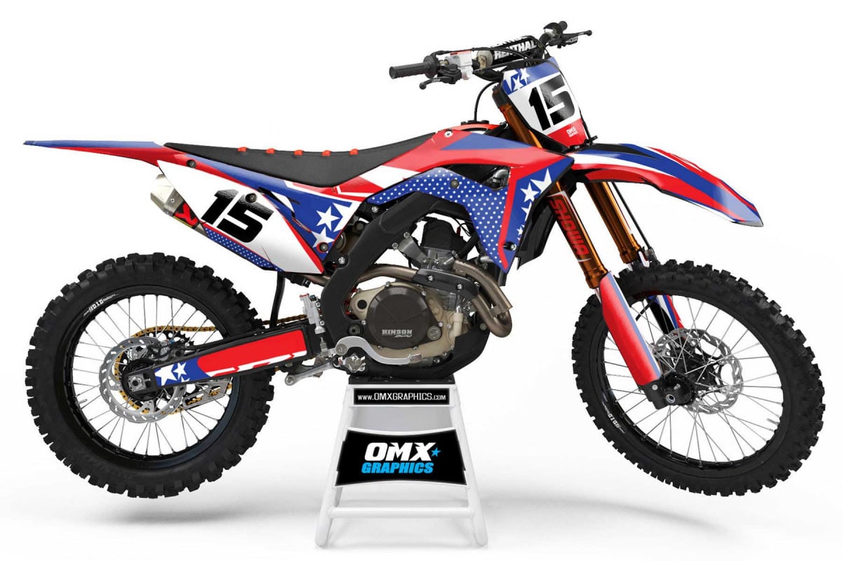 US FLAG Honda graphics kit