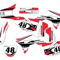 Graphics Kit for Honda CRF250R - Tribe Red