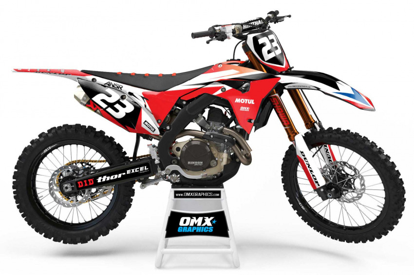 Honda Motocross Graphics CHOISE Red