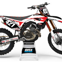 Graphics kit for Honda CRF150R 'Tonus White'