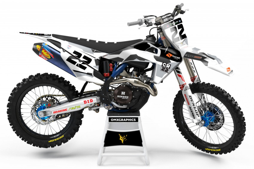 Husqvarna dirt bike decals - Reed Inspired – OMXGraphics