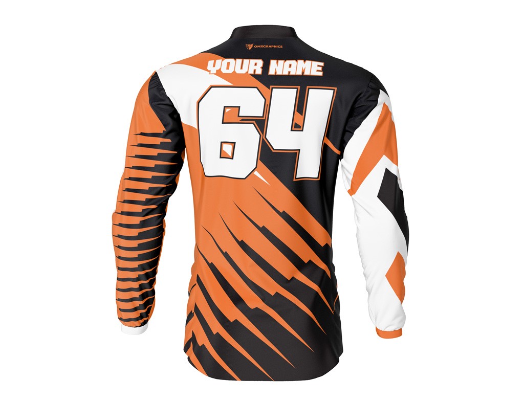 Custom Motocross BMX Jersey - ARROW Orange