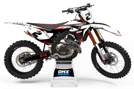 Superb Honda Mx Graphics PRIME Red