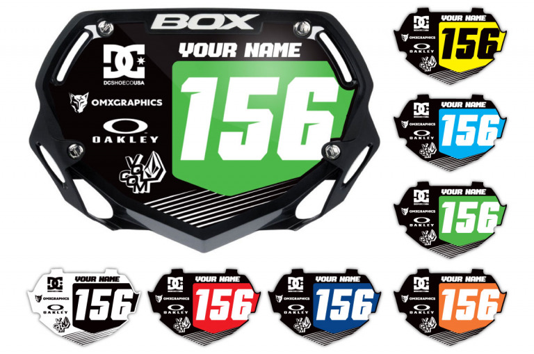 BMX number plate graphics NND OMXGraphics
