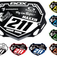 bmx number plate graphics