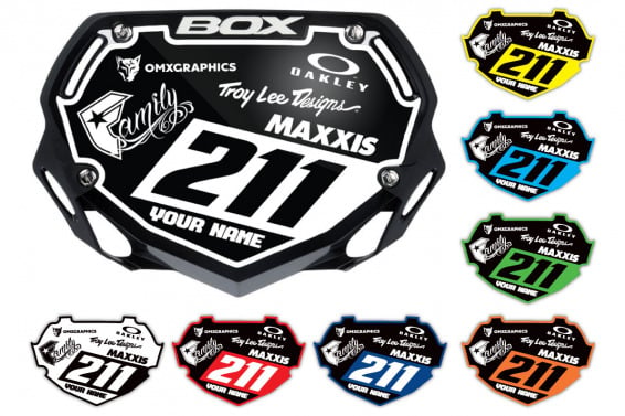 bmx number plate graphics