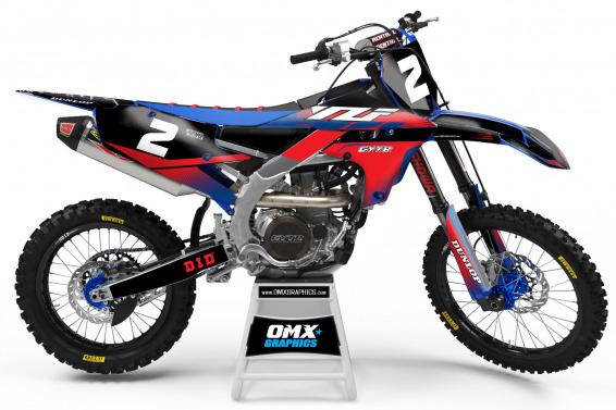 Yamaha Mx Decals PRIME Red