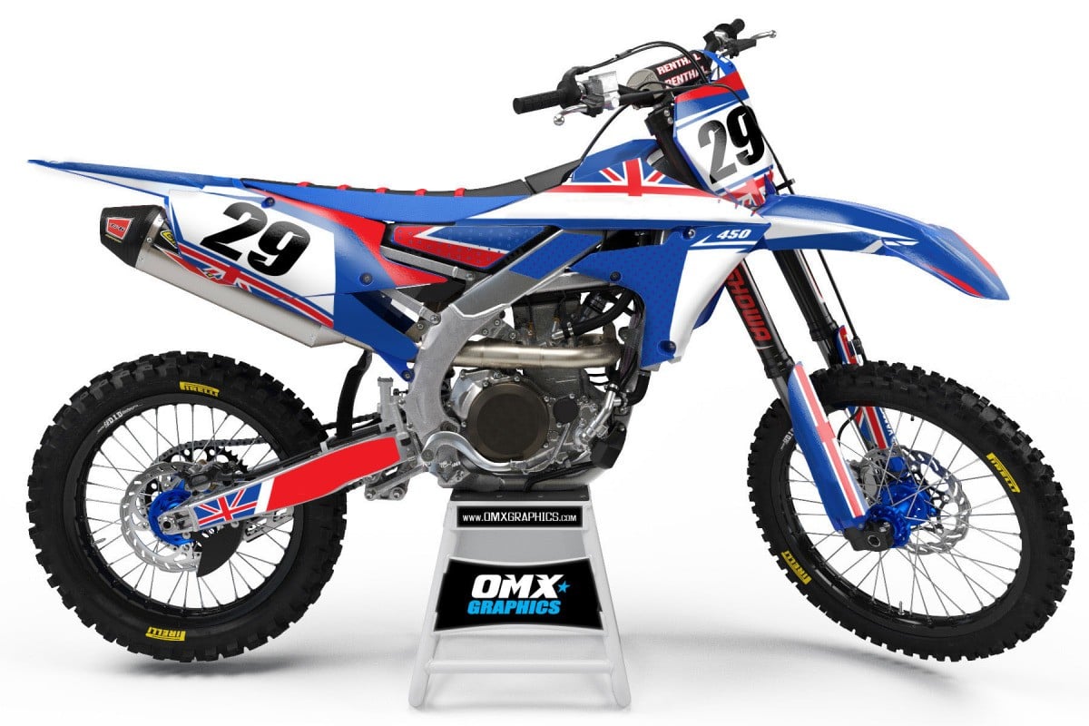 Yamaha Dirt Bike Decals Patriots UK