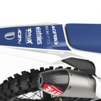 Custom Husqvarna Decals Zoned Blue Tail