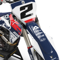 Custom Husqvarna Mx Graphics BLOW Front