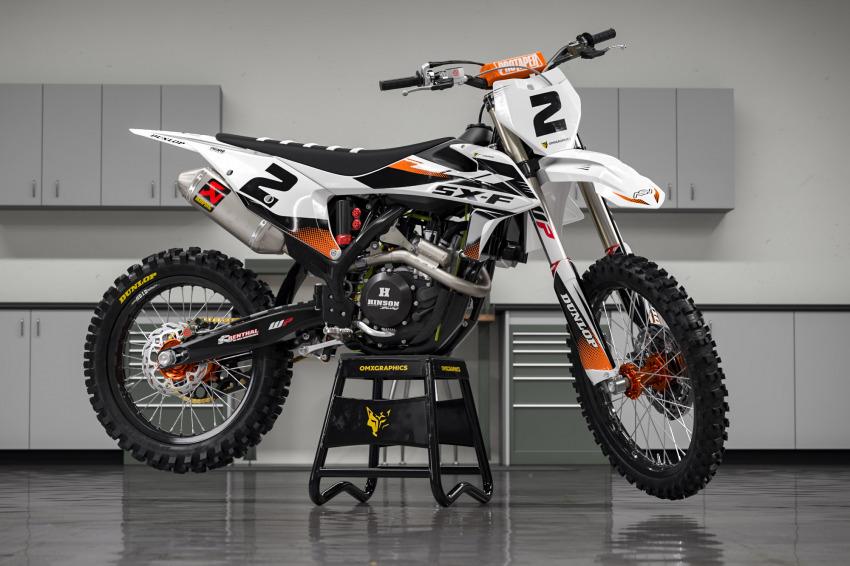 KTM motocross graphics Prime White OMXGraphics