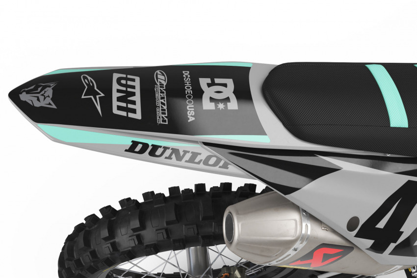 KTM Dirt Bike Graphics Tonus Black Tail