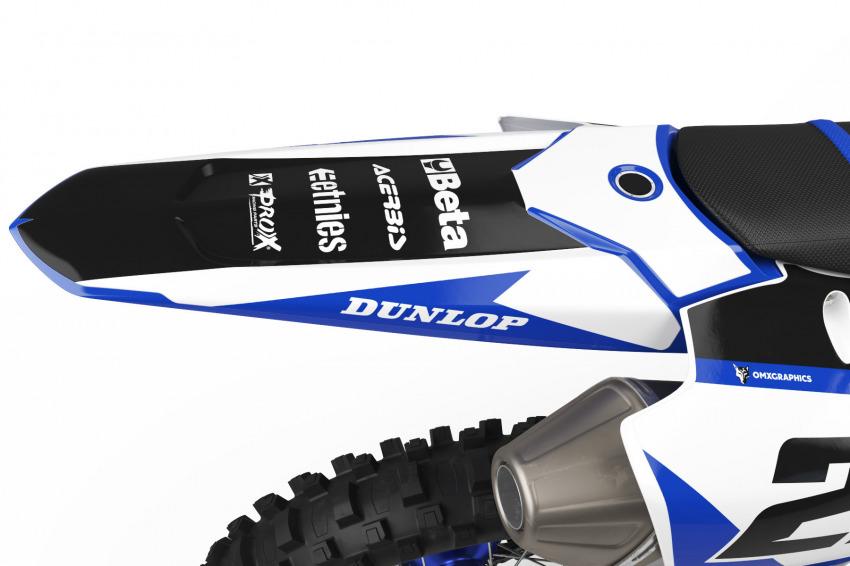 Yamaha Dirt Bike Graphics SHARK Tail