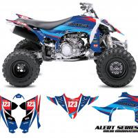 Yamaha ATV Graphics Alert Blue
