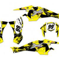 Can-Am ATV Graphics STAR Yellow DS