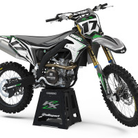 Custom Kawasaki Motocross Graphics STELLAR KX