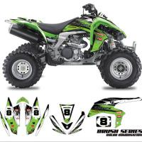 Kawasaki ATV Graphics Brush Green