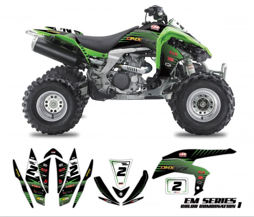 Kawasaki ATV Graphics EM