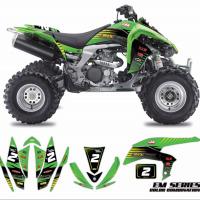 Kawasaki ATV Graphics EM Green