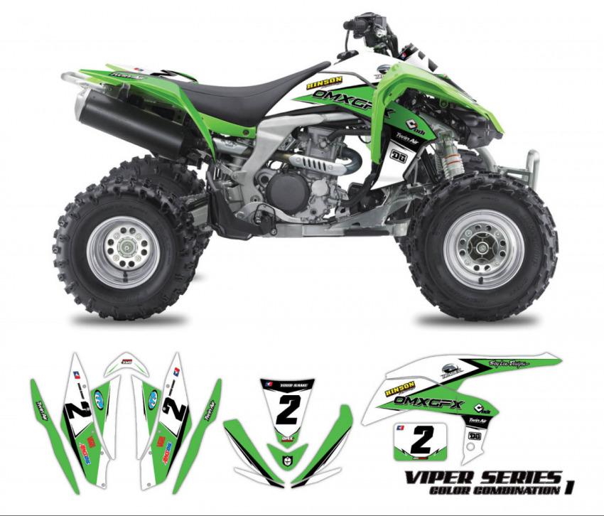 Kawasaki ATV Graphics Viper