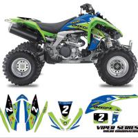 Kawasaki ATV Graphics Viper Blue