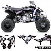 Yamaha ATV Graphics Lazer Black