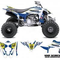 Yamaha ATV Graphics NND White