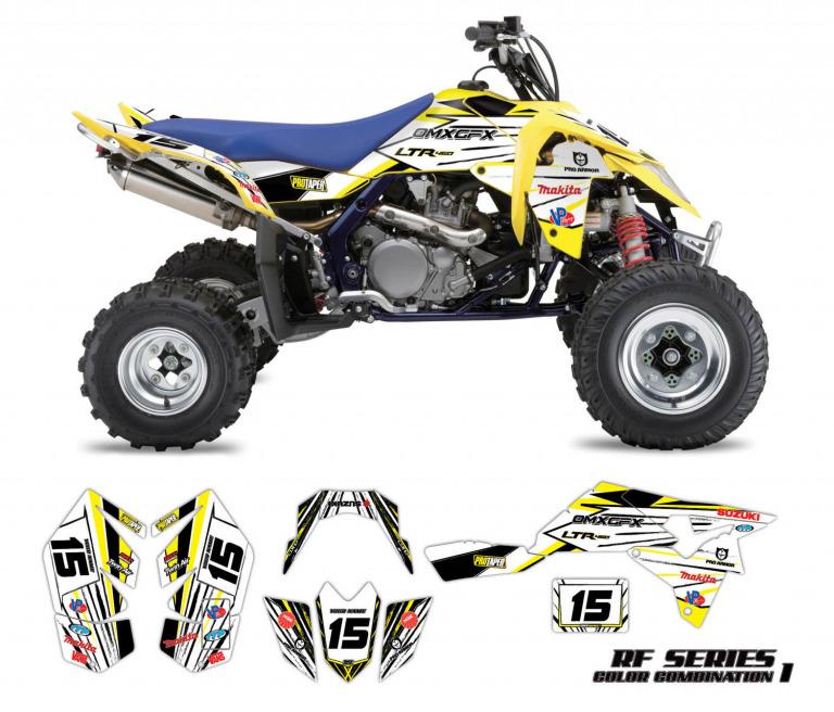 Suzuki Quad Graphics Kit RF OMXGraphics