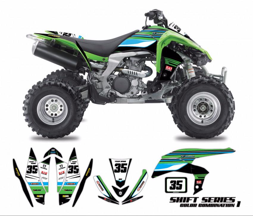 Kawasaki ATV Graphics Shift