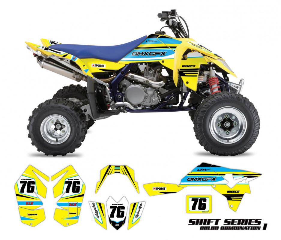 Graphics Kit for Suzuki ATV Shift OMXGraphics
