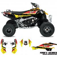 Can Am ATV Graphics Shift Red