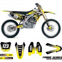 Suzuki Motocross Graphics Force Yellow