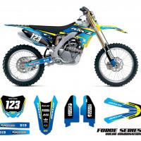 Suzuki Motocross Graphics Force Blue