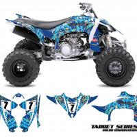 Yamaha ATV Graphics Target Blue