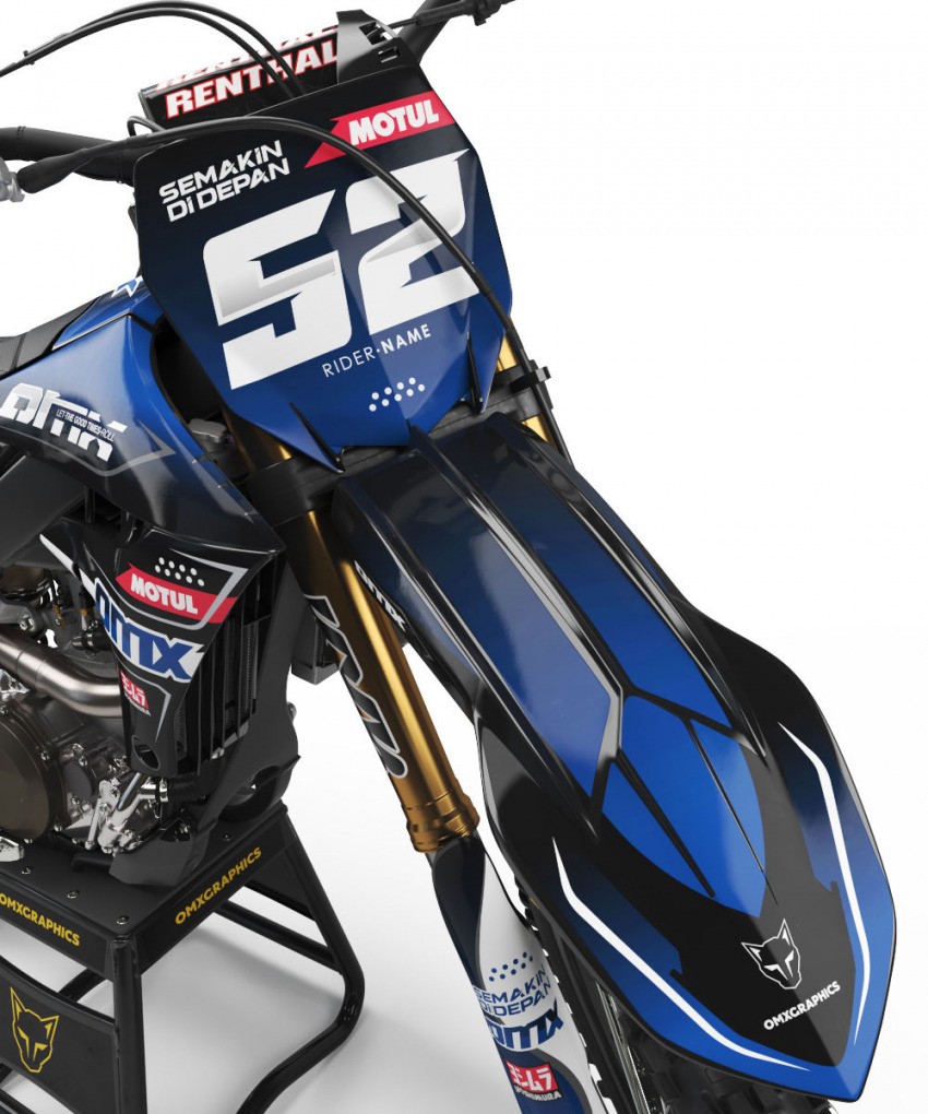 Premium Quality Graphics for Yamaha WRR250 Front