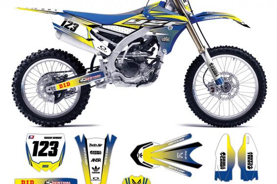 Yamaha Motocross Graphics Force Yellow