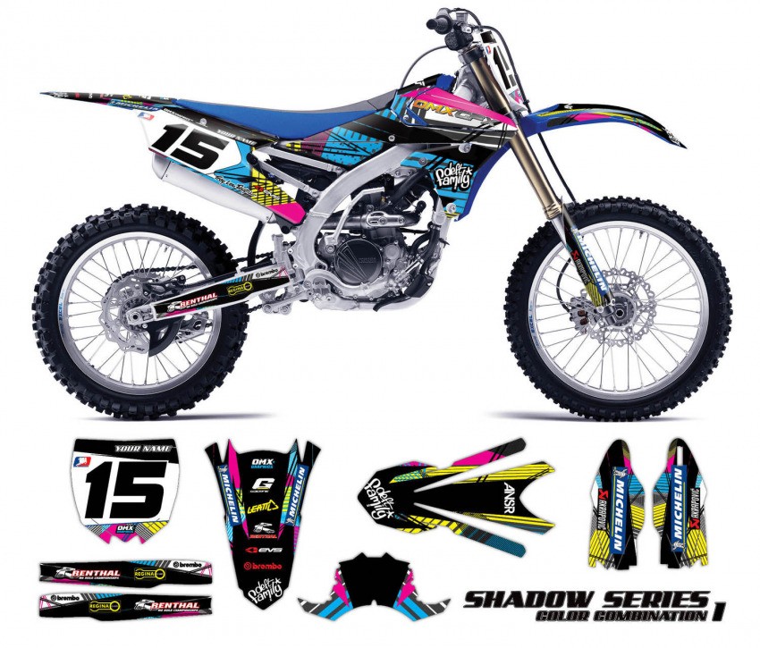 Yamaha Motocross Graphics Shadow Cmyk