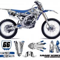 Yamaha Mx Graphics Savage Blue