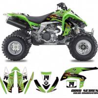 Kawasaki ATV Graphics Grid Green