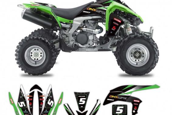 Kawasaki ATV Graphics OMX